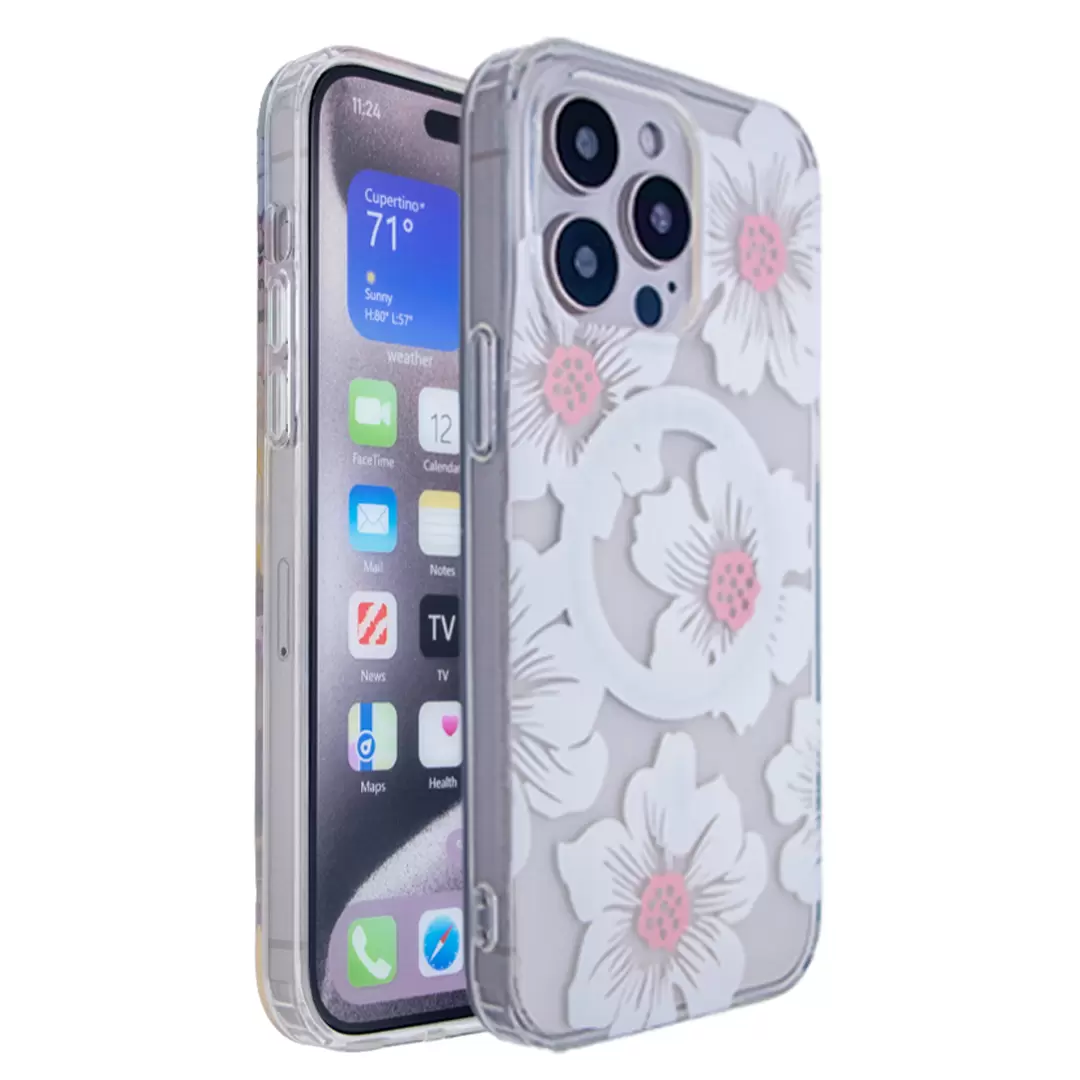 Samsung Galaxy S24 Plus Designed case MagSafe Serene Blossoms